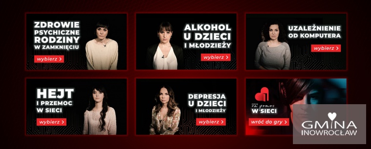 Gmina Inowrocław - Problem uzależnień od alkoholu i Internetu