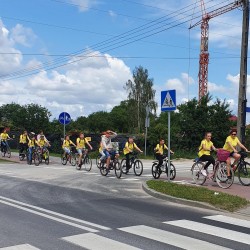 Gmina Inowrocław - Cykliści z SP w Jaksicach
