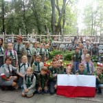 Patriotyczna wycieczka jaksickich harcerzy do Warszawy