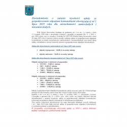 Gmina Inowrocław - Wysokości opłat za gospodarowanie odpadami komunalnymi