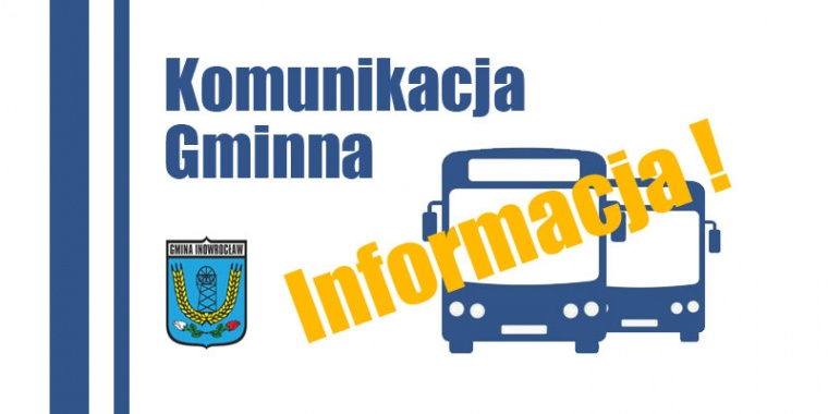 Gmina Inowrocław - Nowy rozkład jazdy autobusów linii „G”