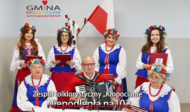 Gmina Inowrocław - Koncertu zespołu folklorystycznego „Kłopocianie”