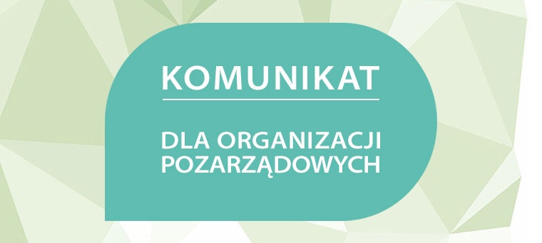 Gmina Inowrocław - Komunikat dla organizacji pozarządowych