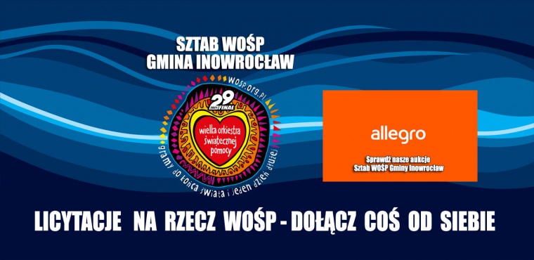 Gmina Inowrocław - Aukcje 29. Finału Wielkiej Orkiestry Świątecznej Pomocy