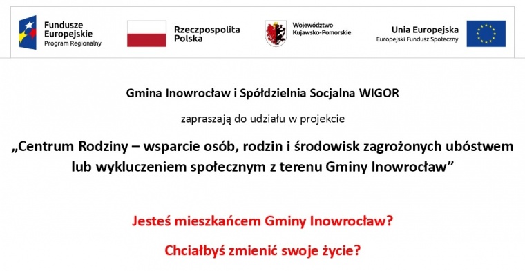 Gmina Inowrocław - Zaproszenie do udziału w projekcie