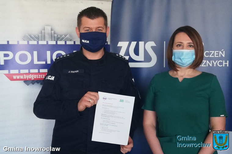 Gmina Inowrocław - ZUS i policja ostrzegają seniorów