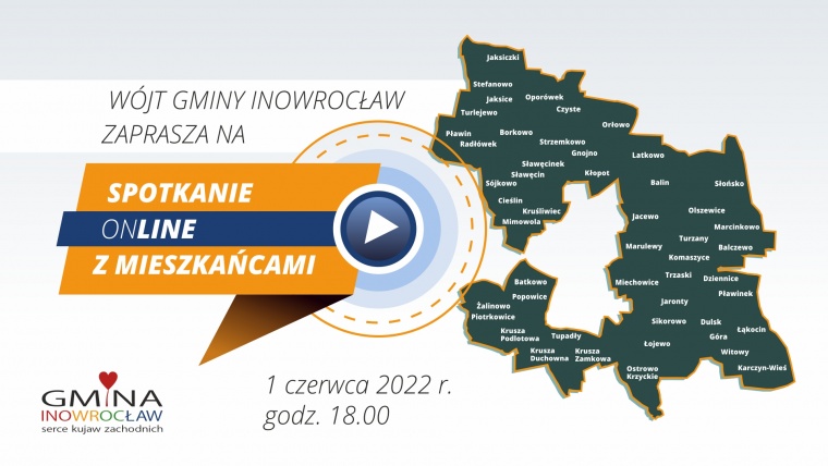 Gmina Inowrocław - Zaproszenie na spotkanie online