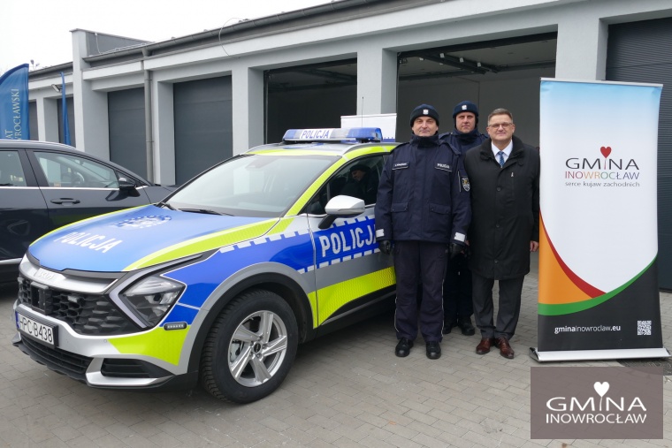 Gmina Inowrocław - Nowe radiowozy dla policji