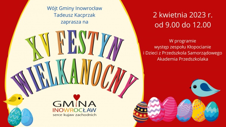 Gmina Inowrocław - Festyn Wielkanocny - kto dołączy?