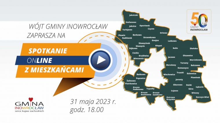 Gmina Inowrocław - Spotkanie online z mieszkańcami