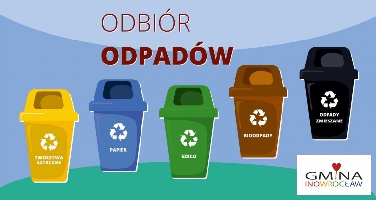 Gmina Inowrocław - Harmonogram odbioru odpadów na 2024 rok