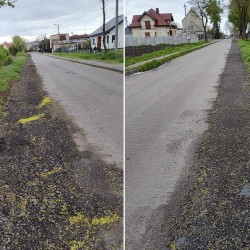 Gmina Inowrocław - Trwa naprawa poboczy przy drogach gminnych