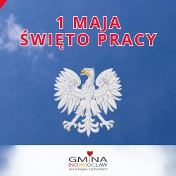 Gmina Inowrocław - Kwiaty i znicze na grobie Stacha