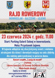 Gmina Inowrocław - JUŻ W NIEDZIELĘ RAJD ROWEROWY I FESTYN W ŁOJEWIE!