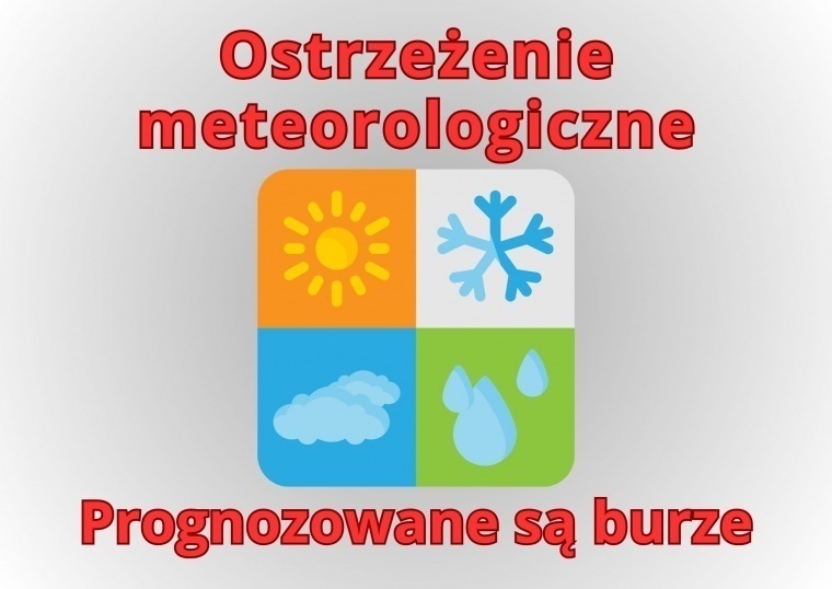 Gmina Inowrocław - OSTRZEŻENIE METEOROLOGICZNE