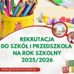 Rekrutacja do szkół i przedszkola na rok szkolny 2025/2026