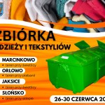 Zbiórka odzieży i tekstyliów!