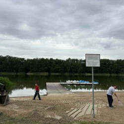 Gmina Inowrocław - Nowy piasek na plaży w Łojewie