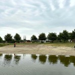 Nowy piasek na plaży w Łojewie - Gmina Inowrocław