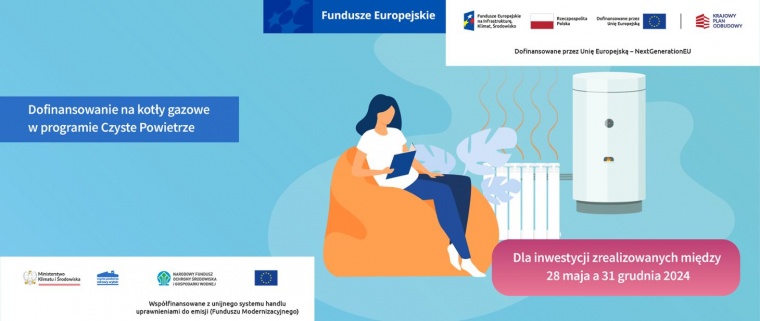 Gmina Inowrocław - Wznowienie naboru na dotacje do kotłów gazowych w programie Czyste Powietrze