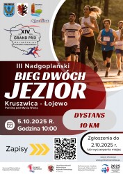Gmina Inowrocław - Ruszają zapisy na III Nadgoplański Bieg Dwóch Jezior Kruszwica-Łojewo