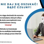 Komenda Powiatowa Policji w Inowrocławiu apeluje: UWAGA NA OSZUSTÓW!