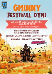 Gmina Inowrocław - Gminny Festiwal Dyni już 18 października w Gnojnie!